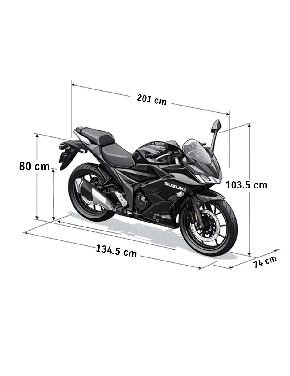Motocicleta deportiva Suzuki SUZ 2026 GIXXER 250CC NEGRO 2026