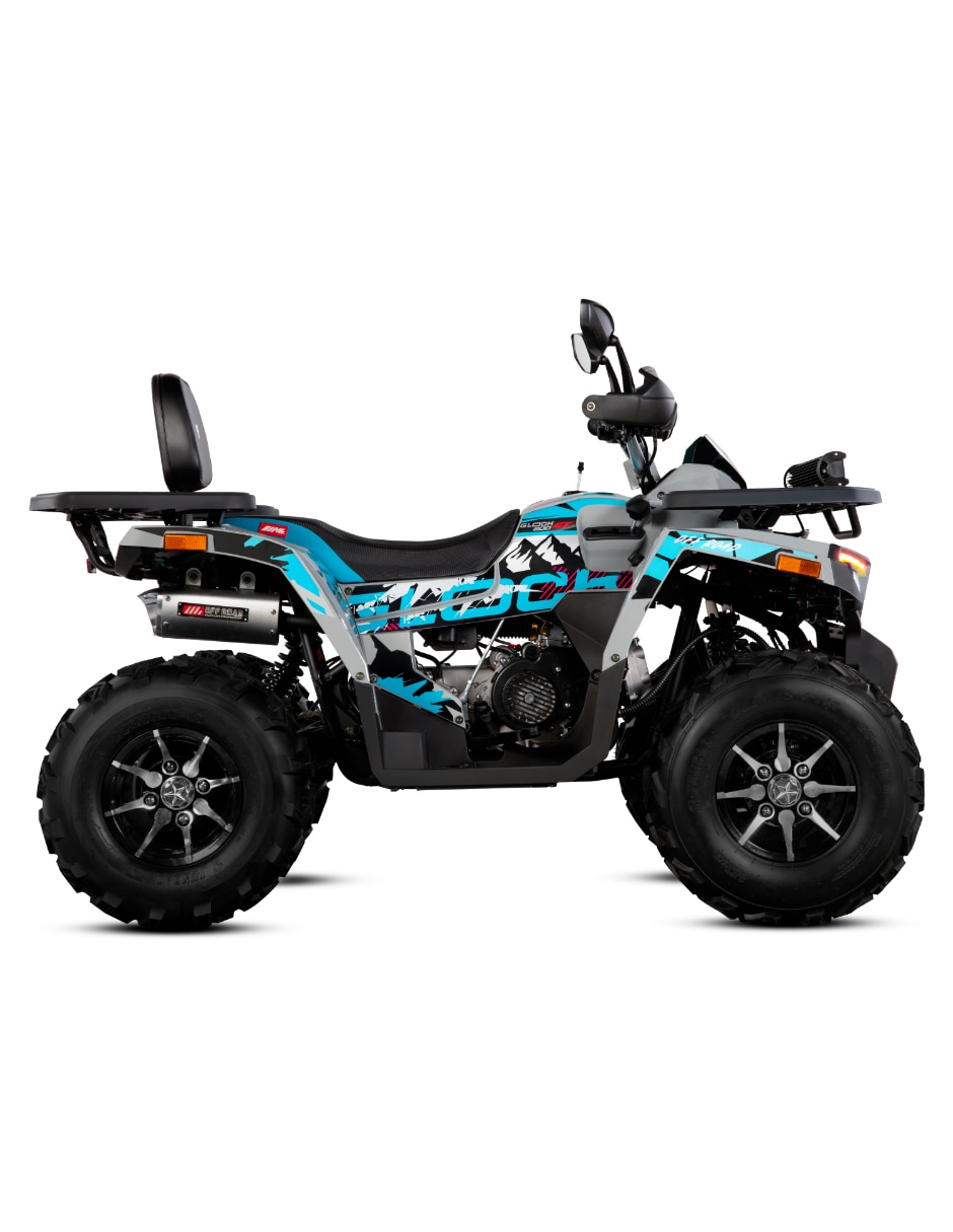 Cuatrimoto GLOCK 200CC AZUL 2027 6