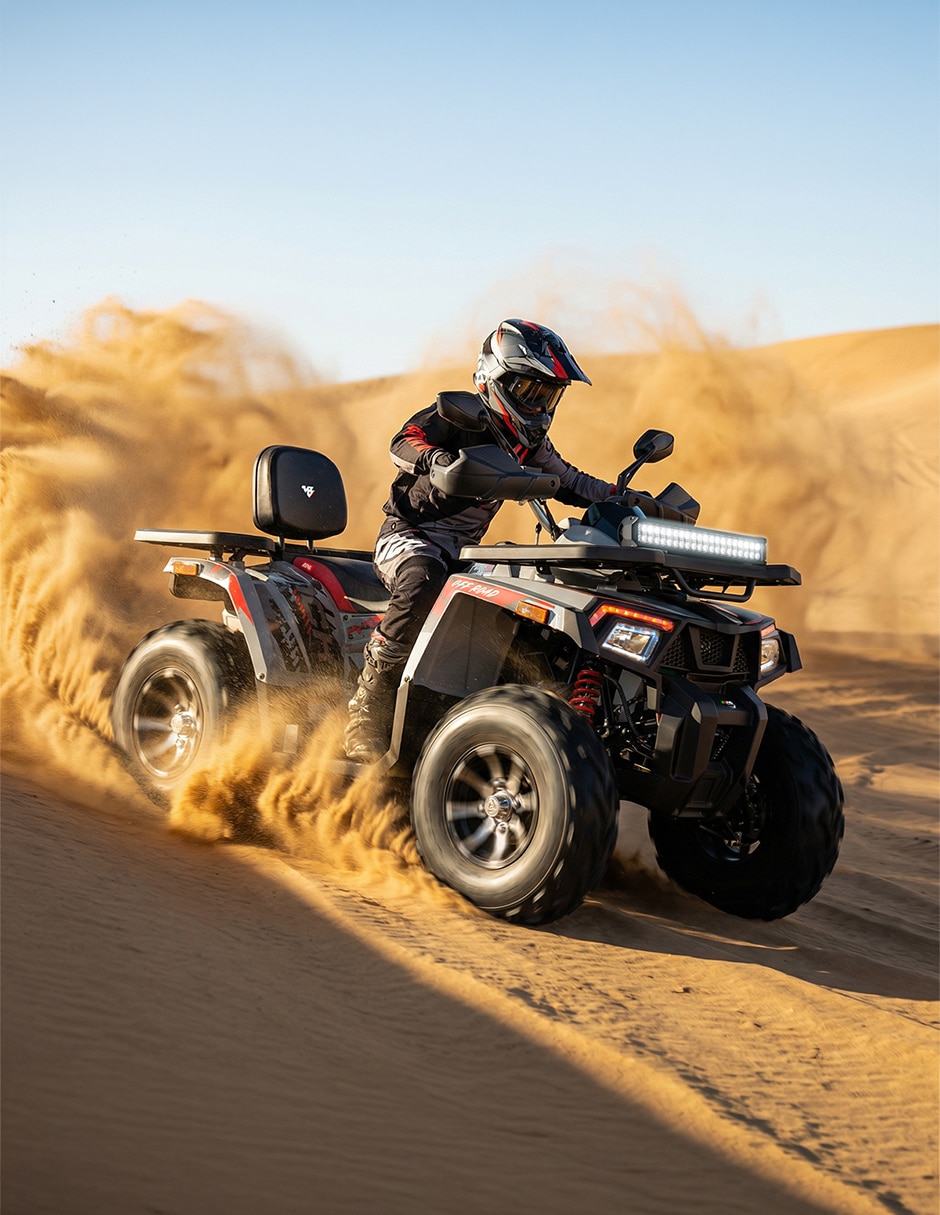 Cuatrimoto GLOCK 200CC ROJO 2027 4