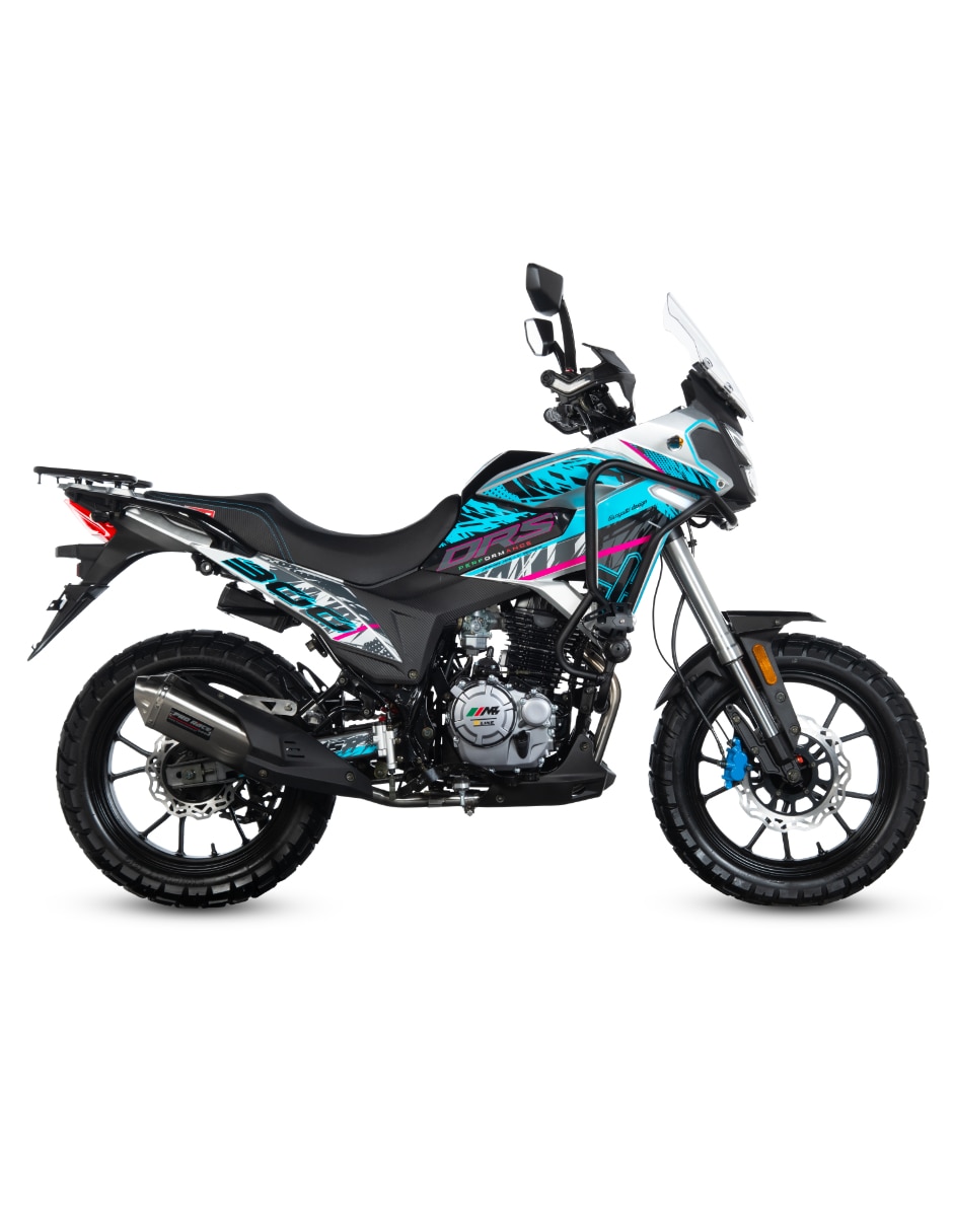 Motocicleta doble propósito DRS 300CC AZUL 2027 8