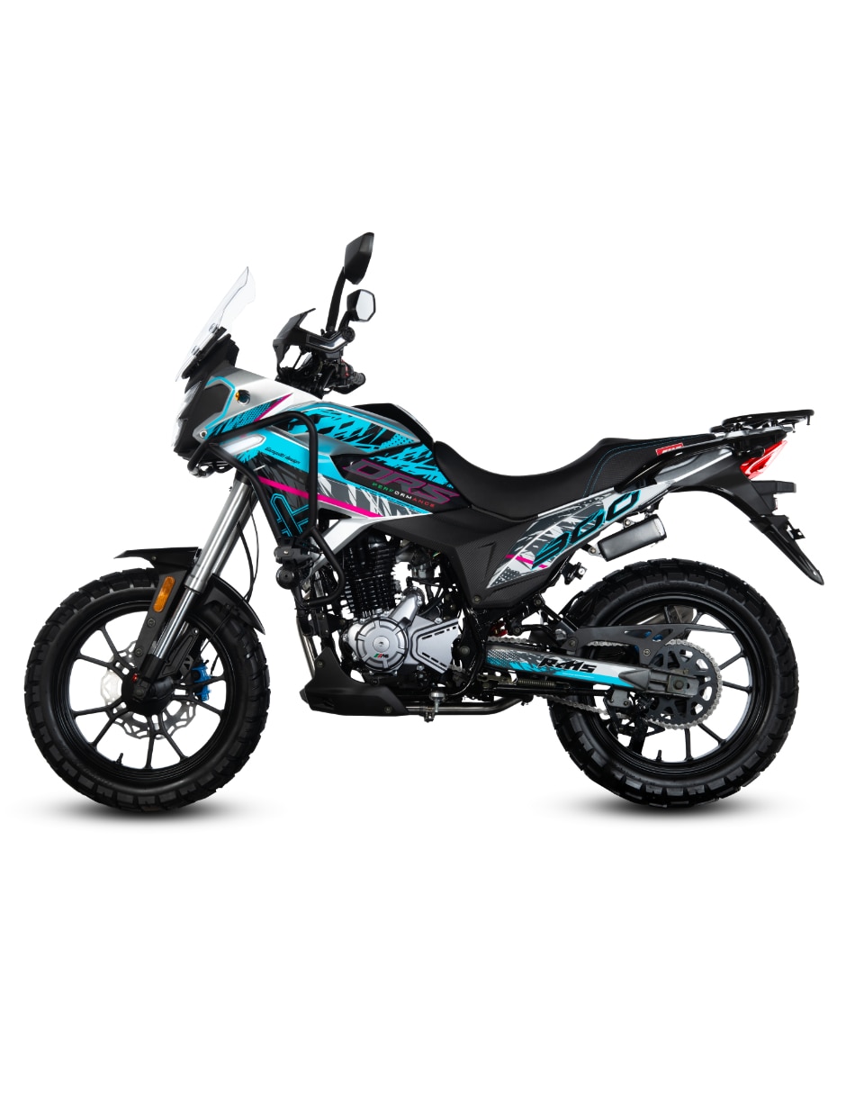 Motocicleta doble propósito DRS 300CC AZUL 2027