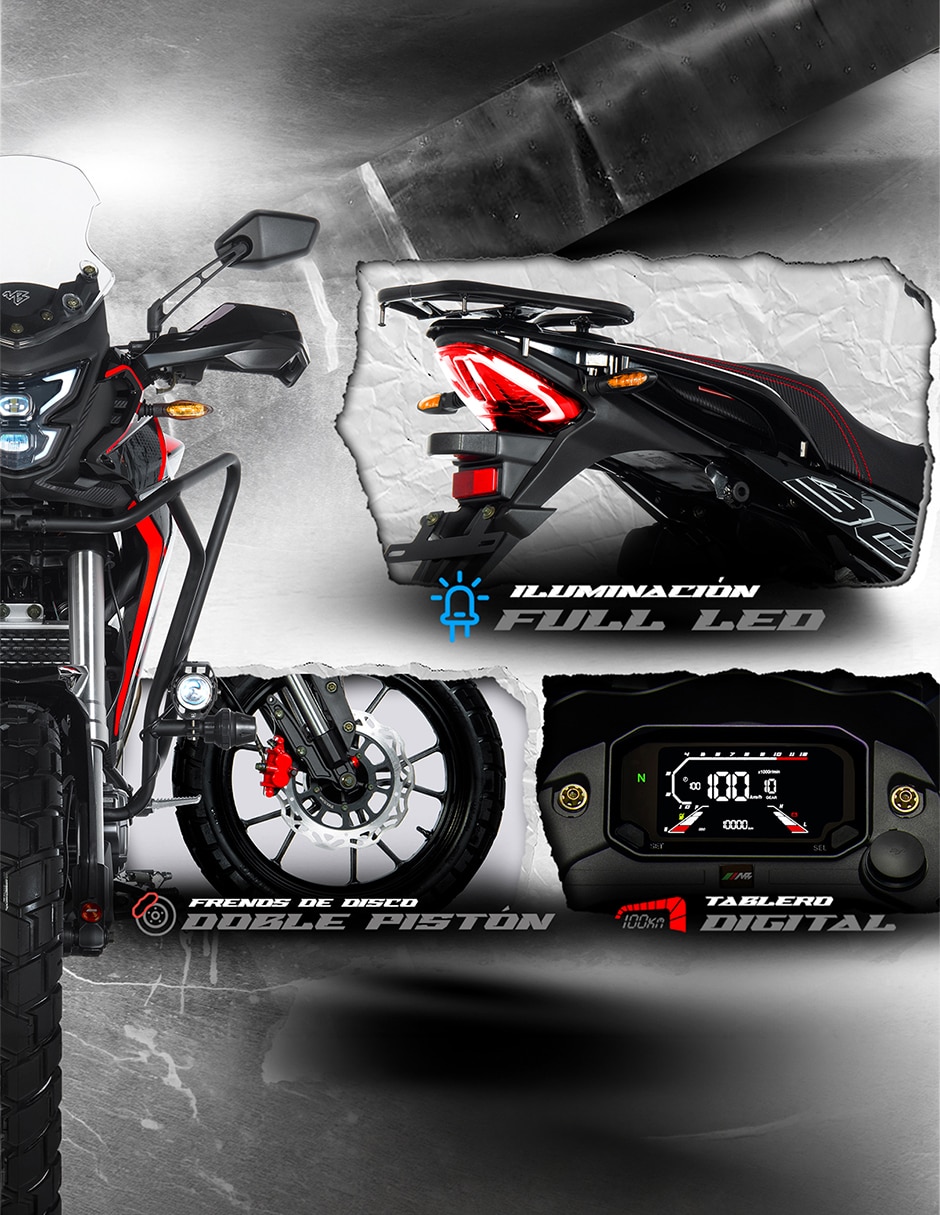 Motocicleta doble propósito DRS 300 2027 7