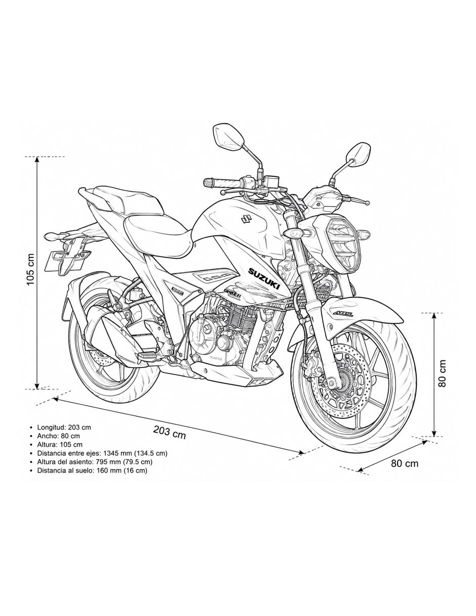 Motocicleta deportiva Gixxer NK 250cc 2027 6