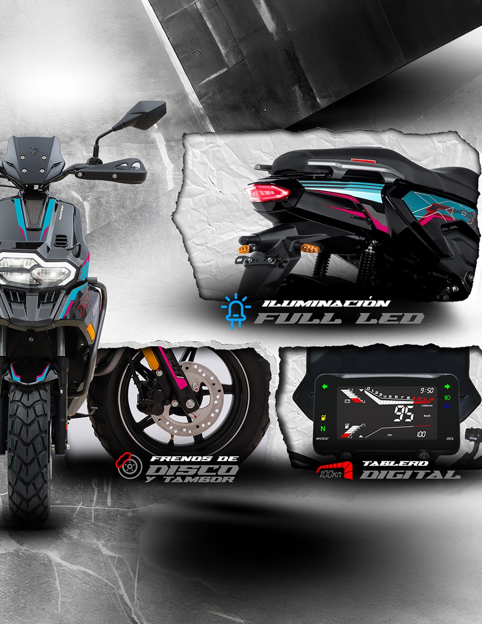 Motoneta MB XRT 175CC AZUL 2027 2027 8